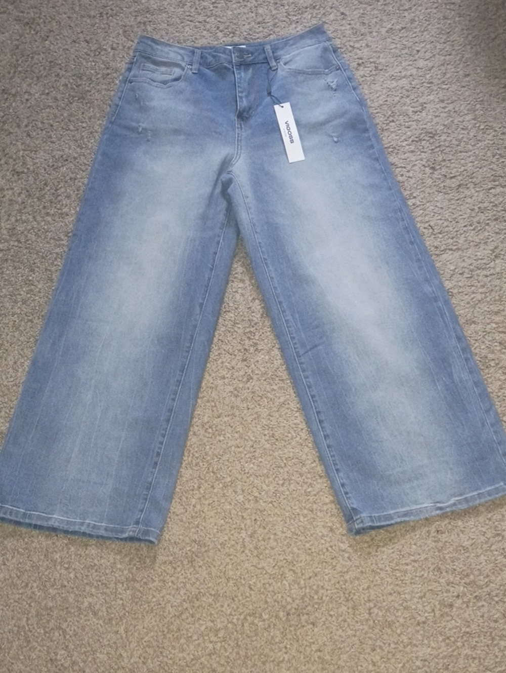 Vigoss Light Blue Wide Leg Jeans
